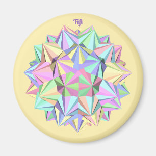 IMÁN FIFI ~ POLYHEDRA ~ PASTEL~