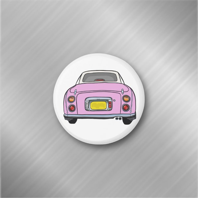 Imán Figaración Candy Pink Figaro Car Magnet (Fun figgy magnet just for you. Handy for checking for rust on your figaro car)