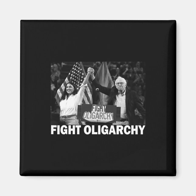 Imán Fight Oligarchy Bernie Sanders And Aoc Freedom Us  (Frente)