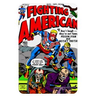 Imán 'Fighting American' de los años 50