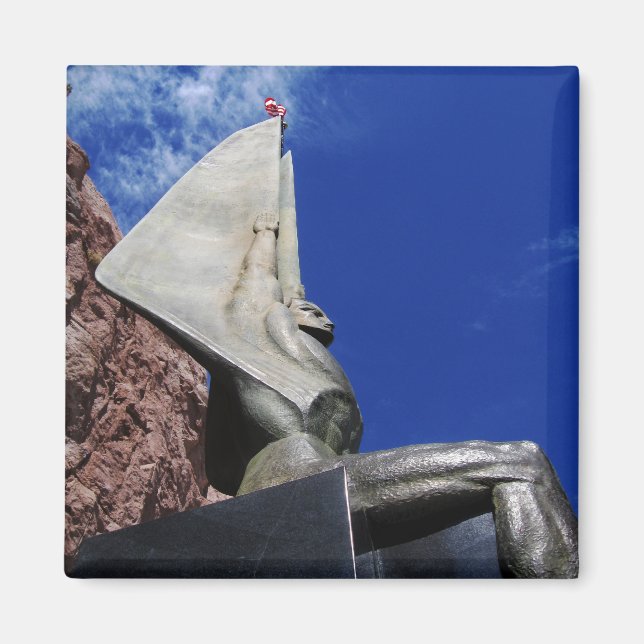 Imán Figura alada de la República 1255 (Frente)