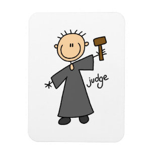 Imán Figura de juez de palitos