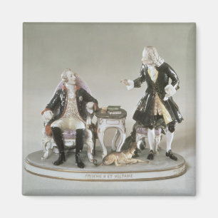 Imán Figura de la porcelana de Frederick II de Prusia