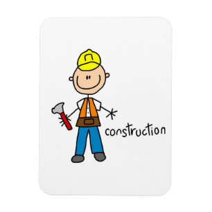 Imán Figura de palito de construcción