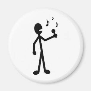 Imán Figura de palo de canto