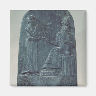 Imán Figura del alivio de dios Shamash que dicta leyes