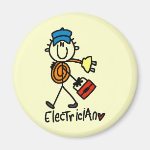 Imán Figura del palillo del electricista