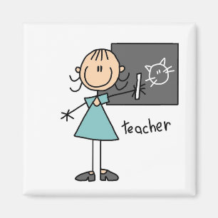 Imán Figura del palillo del profesor