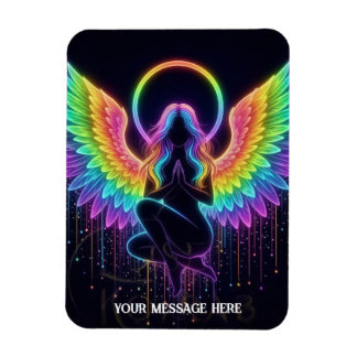 Imán Figura femenina celestial mística colorida