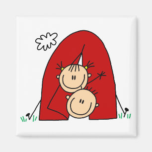 Imán Figuras de palo camisetas y regalos