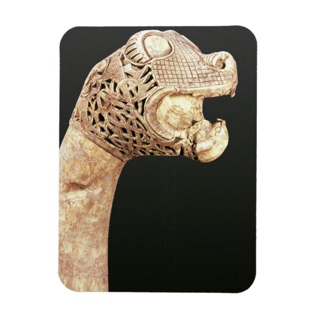 Imán Figurehead de un Viking Longship, encontrado en Os (Vertical)