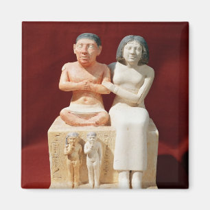 Imán Figurilla del Seneb enano y de su familia