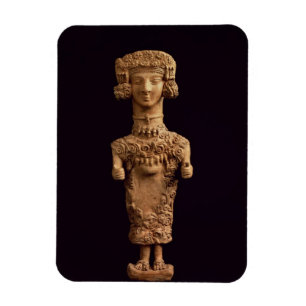 Imán Figurilla femenina en un plinth, necr del DES