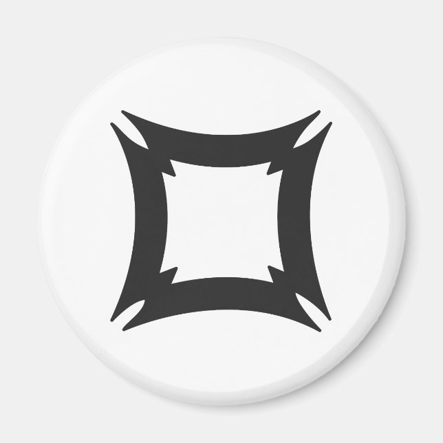 Imán FIHANKRA | Símbolo Adinkra de seguridad (Frente)