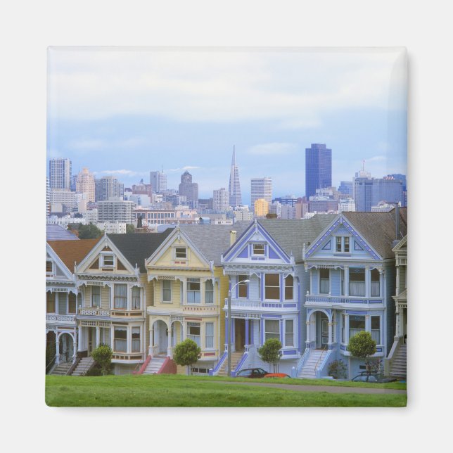 Imán Fila de casas victorianas (Frente)