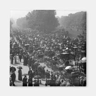 Imán Fila putrefacta en Hyde Park, Londres, c.1890