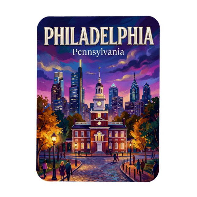 Imán Filadelfia EE. UU. (Vertical)