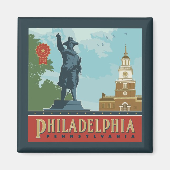 Imán Filadelfia, PA | Salón de la Independencia (Frente)