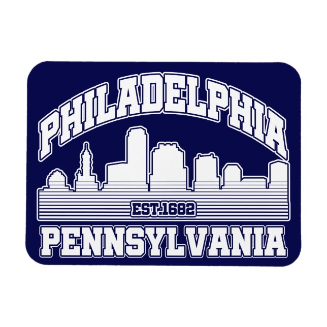 Imán Filadelfia, Pennsylvania (Horizontal)