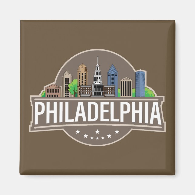 Imán Filadelfia Pensilvania (Frente)