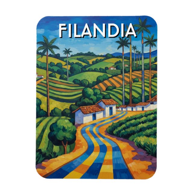 Imán Filandia Viajes a Colombia (Vertical)