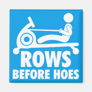 Imán Filas antes de Hoes - Funny Rowing Machine Workout