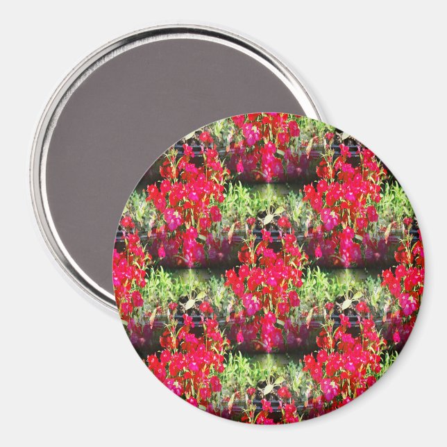 Imán Filas de Carnations.... (Anverso/Reverso)