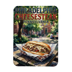 Imán Filete de queso de Filadelfia Pensilvania