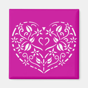 Imán Filigree Heart