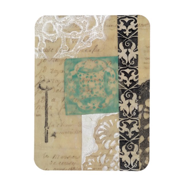 Imán Filigree & Key II (Vertical)