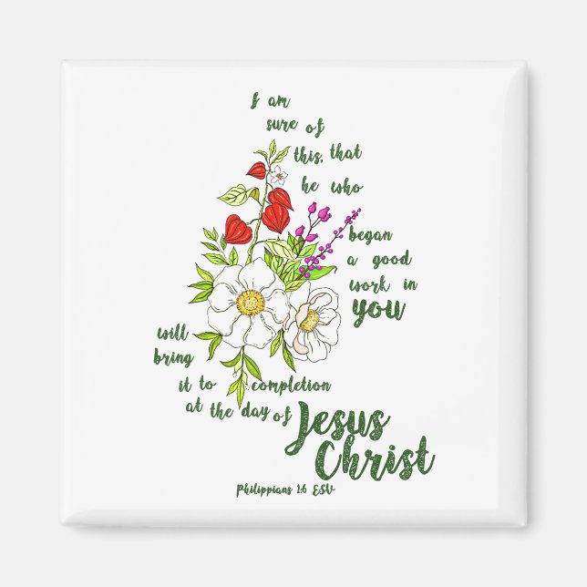 Imán Filipenses 1:6 (Frente)