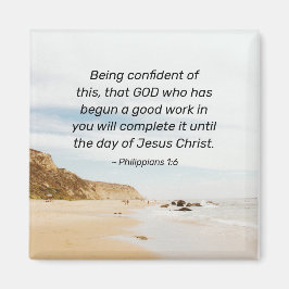 Imán Filipinas 1:6 DIOS que ha empezado un buen trabajo