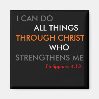Imán Filipinas 4:13 Magnet
