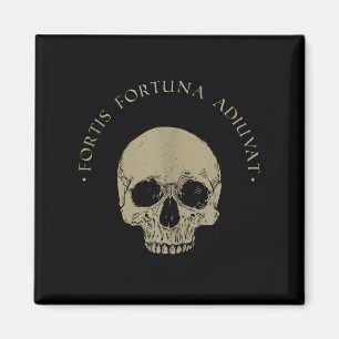 Imán Filosofía estética Fortis Fortuna Adiuvat Skull St
