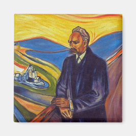 Imán Filósofo Friedrich Nietzsche (por Edvard Munch)