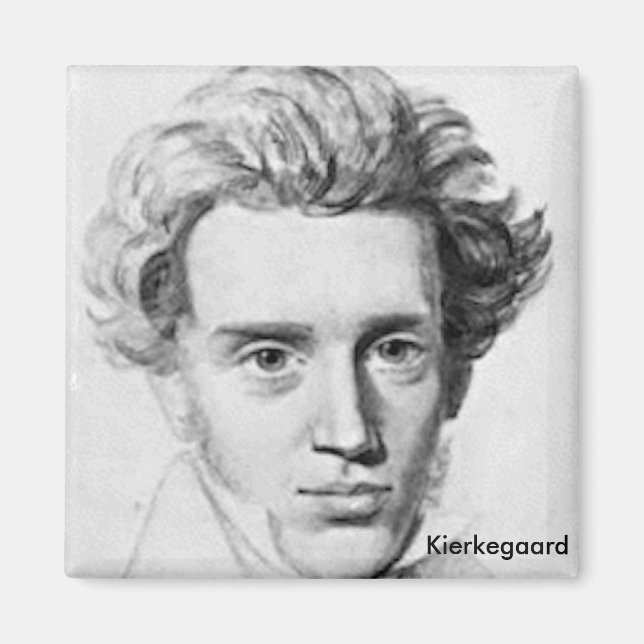 Imán Filósofo Soren Kierkegaard (Frente)