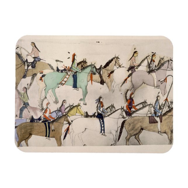 Imán Fin de la batalla (tinta sobre el papel) (Horizontal)