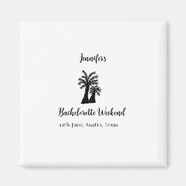 Imán Fin de semana de despedida de soltera club del árb