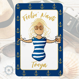 Imán Fin de semana de playa para chicas por su divertid