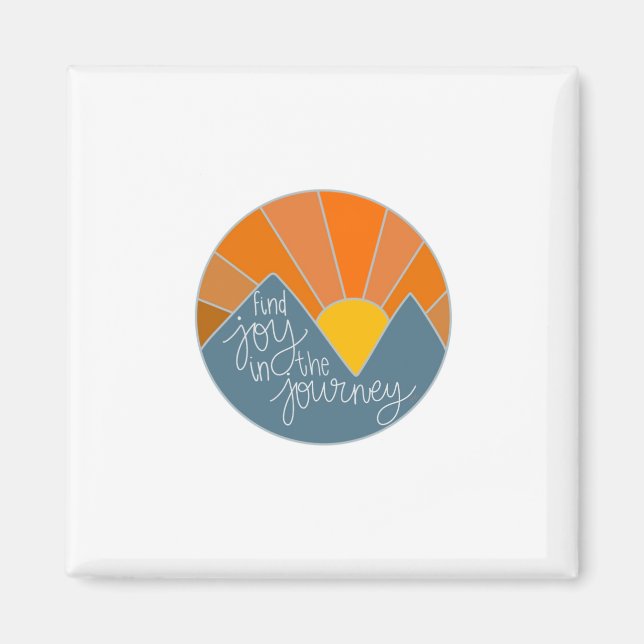 Imán Find Joy in the Journey (Frente)