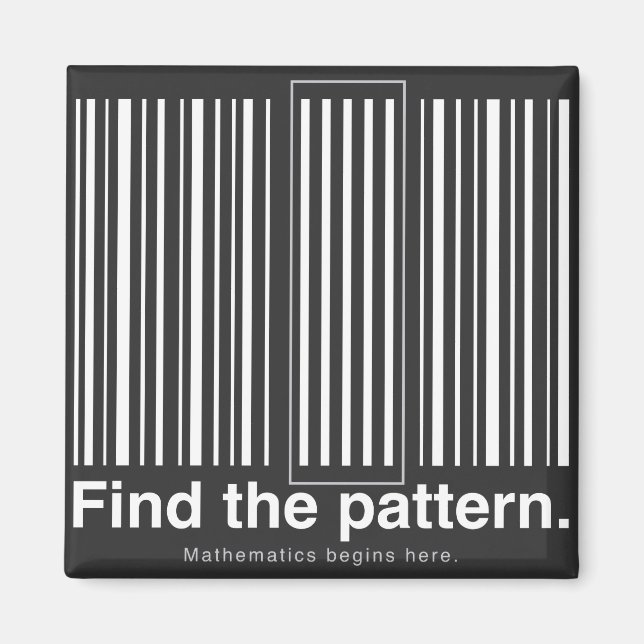 Imán Find_the_pattern (Frente)