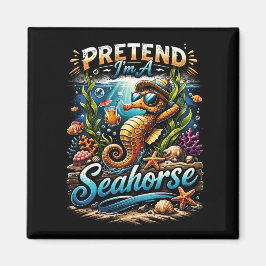 Imán Finge que soy un Caballito de Mar