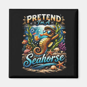 Imán Finge que soy un Caballito de Mar