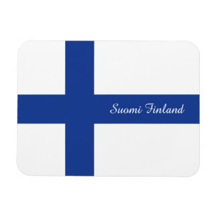 Imán finlandés del personalizado de la bandera
