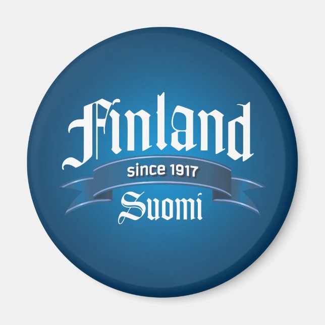 Imán Finlandia Desde 1917 Rev (Frente)