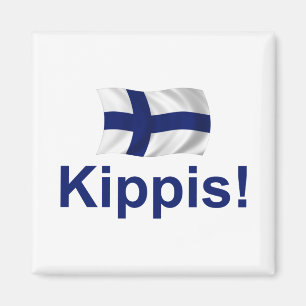 Imán ¡Finlandia Kippis! (Alegrías!)