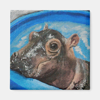 Imán Fiona del bebé en la piscina
