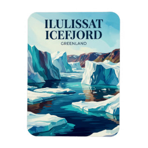 Imán Fiordo de hielo de Ilulissat, Ilulissat, Groenland