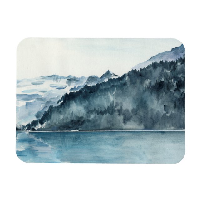 Imán Fiordos de invierno (Horizontal)