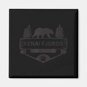 Imán fiordos Kenai Alaska vida silvestre oso senderismo
